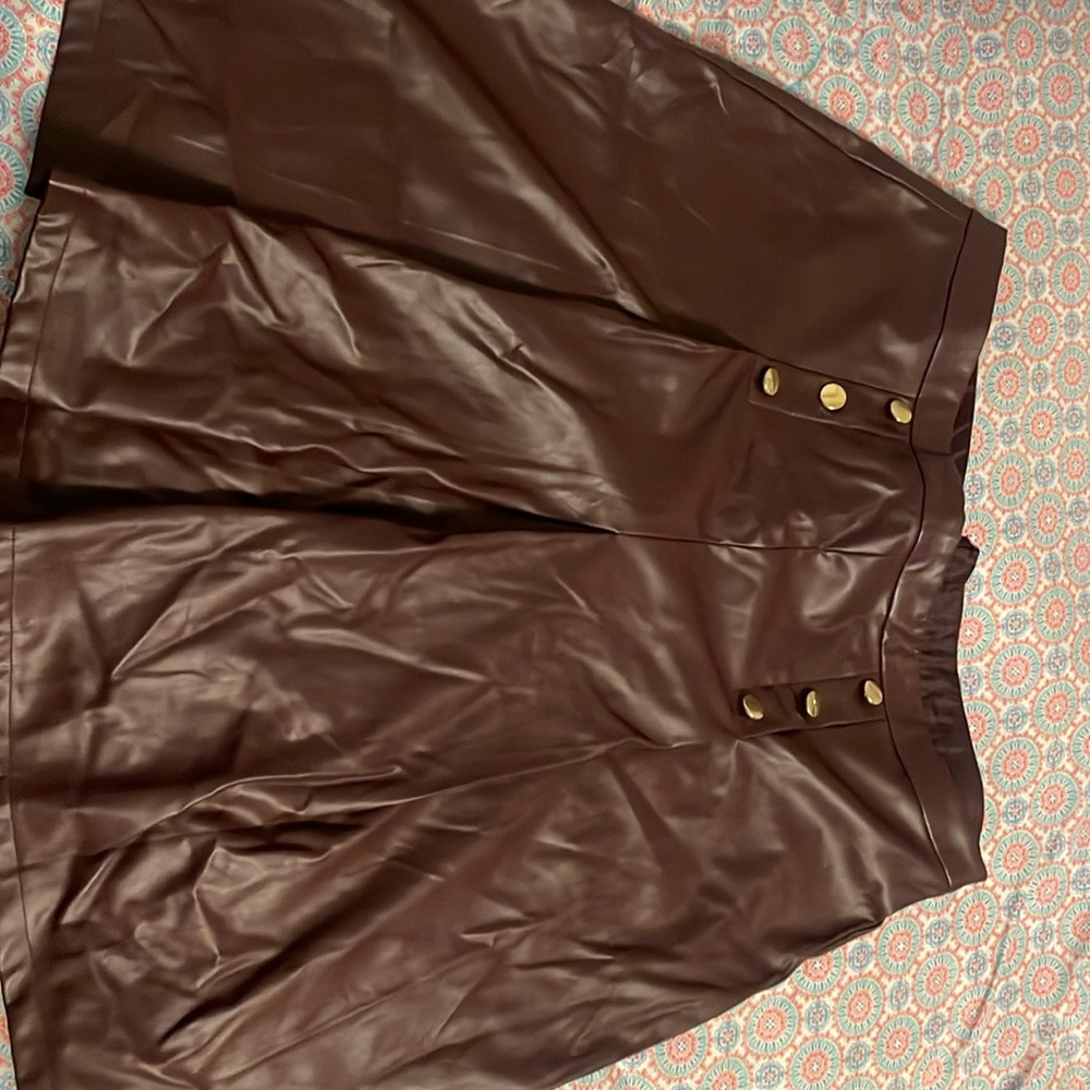 Liz Claiborne leather skirt